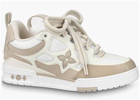 lv skate sneaker beige